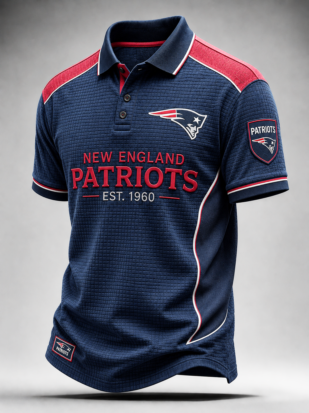 Men's Classic Textured Football Polo