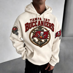 Rugby-print Hoodie