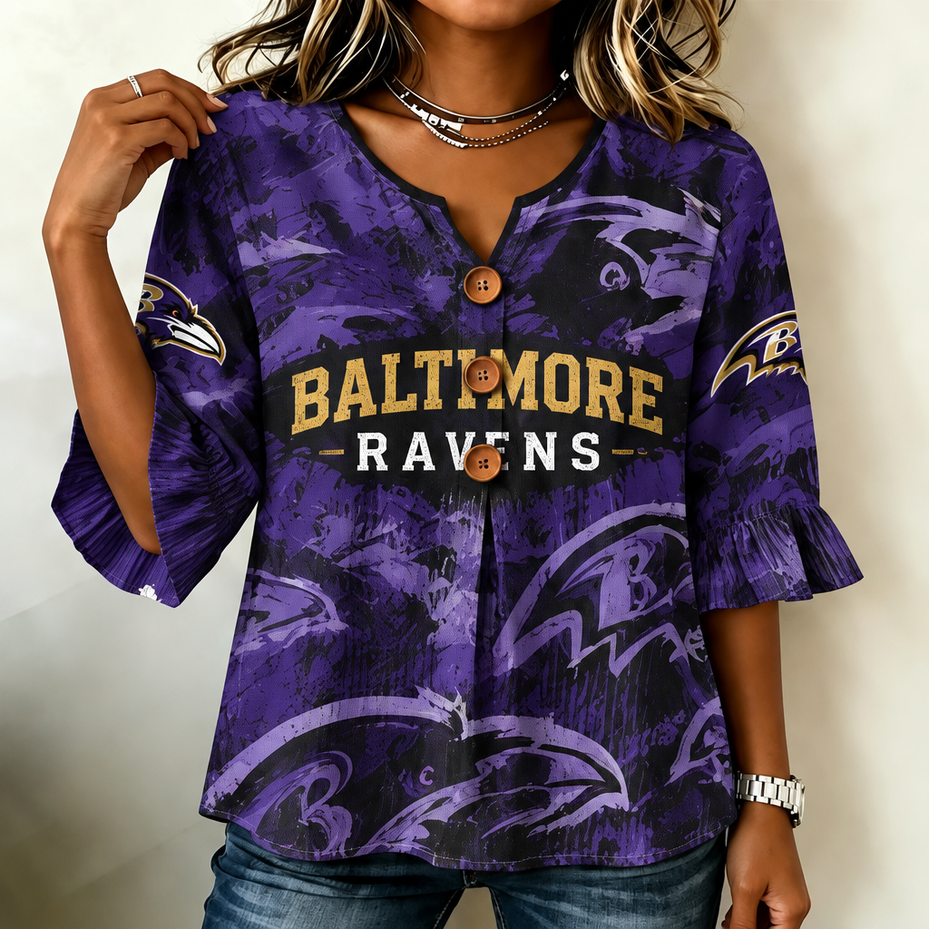 Women's Football Fan Graphic Crewneck Sweatshirt