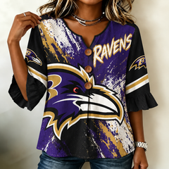 Women's Football Fan Graphic Crewneck Sweatshirt