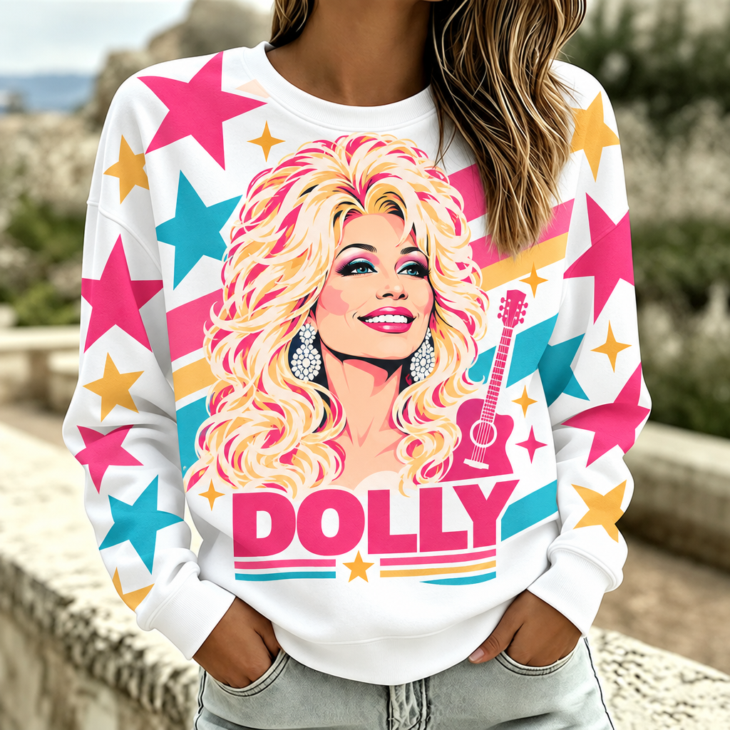 Women's American country-style sweatshirt