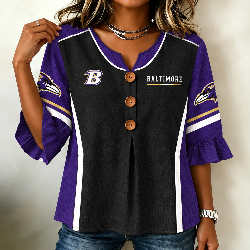 Women's Football Fan Graphic Crewneck Sweatshirt
