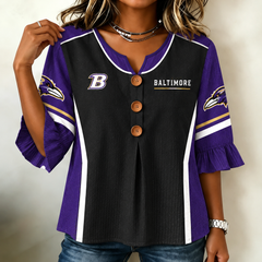 Women's Football Fan Graphic Crewneck Sweatshirt