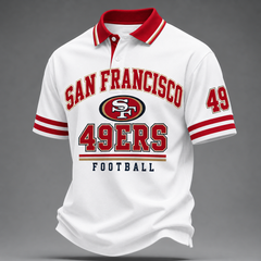Men's Football Fan Polo Shirt