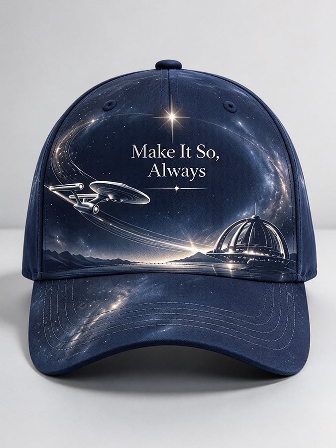 Unisex Make It So, Always In Loving Memory of Our Captain Printed Hat