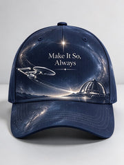 Unisex Make It So, Always In Loving Memory of Our Captain Printed Hat