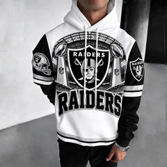 Rugby-print Hoodie