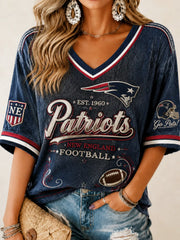 Women's Football V-Neck