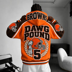 Rugby-print Hoodie