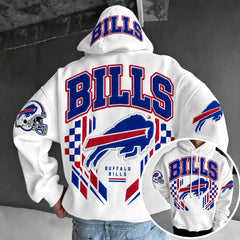 Rugby-print Hoodie