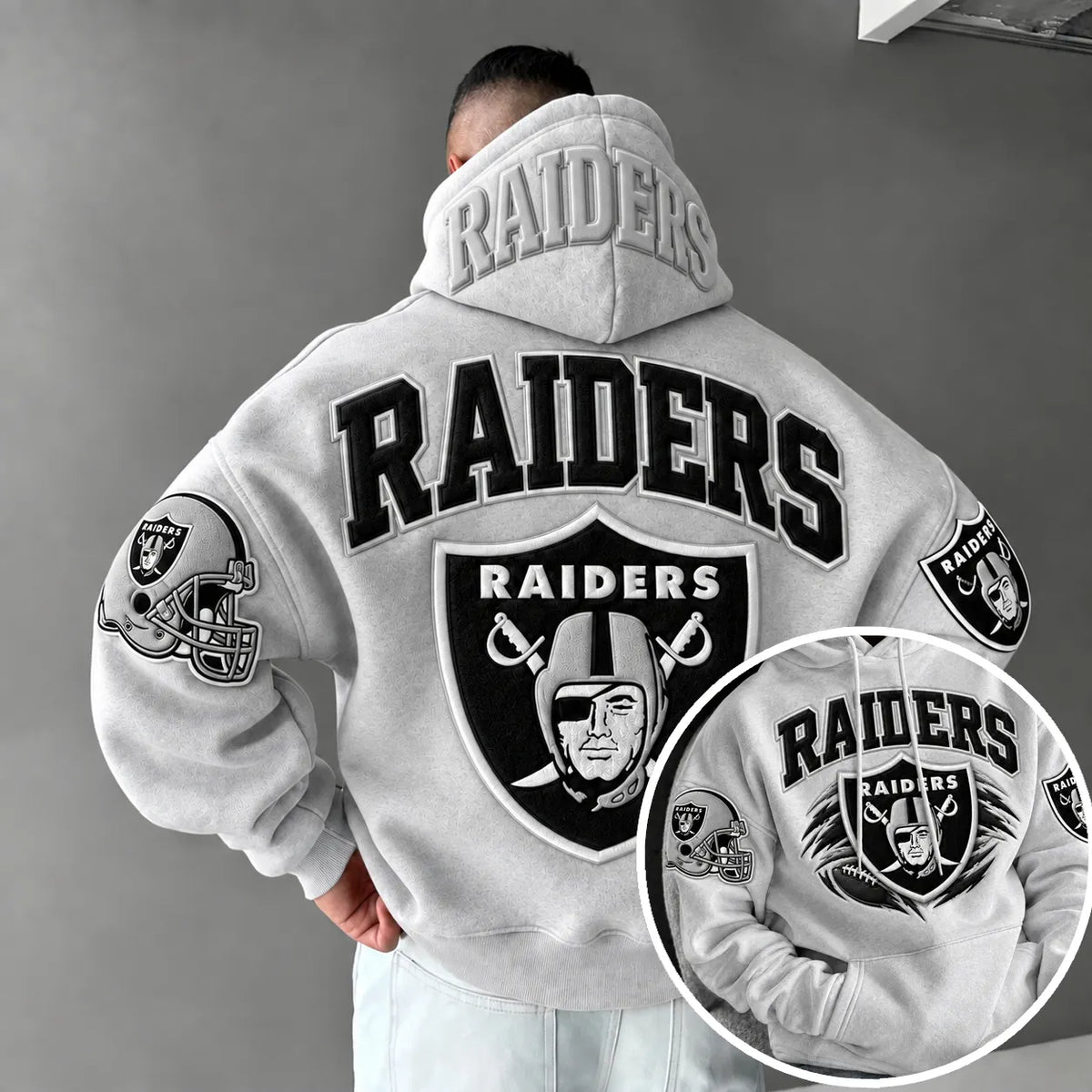 Rugby-print Hoodie