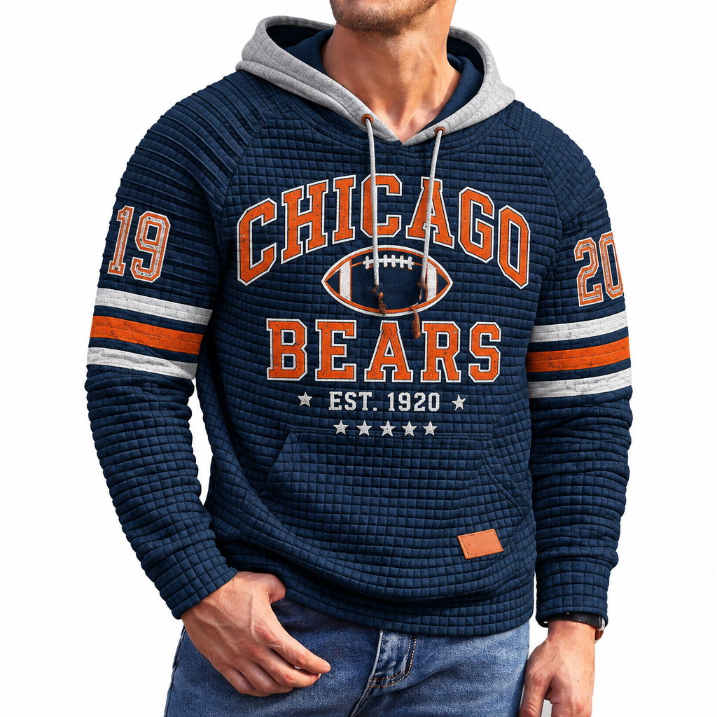 Rugby-print Hoodie