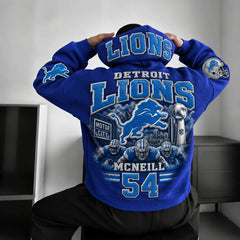 Rugby-print Hoodie