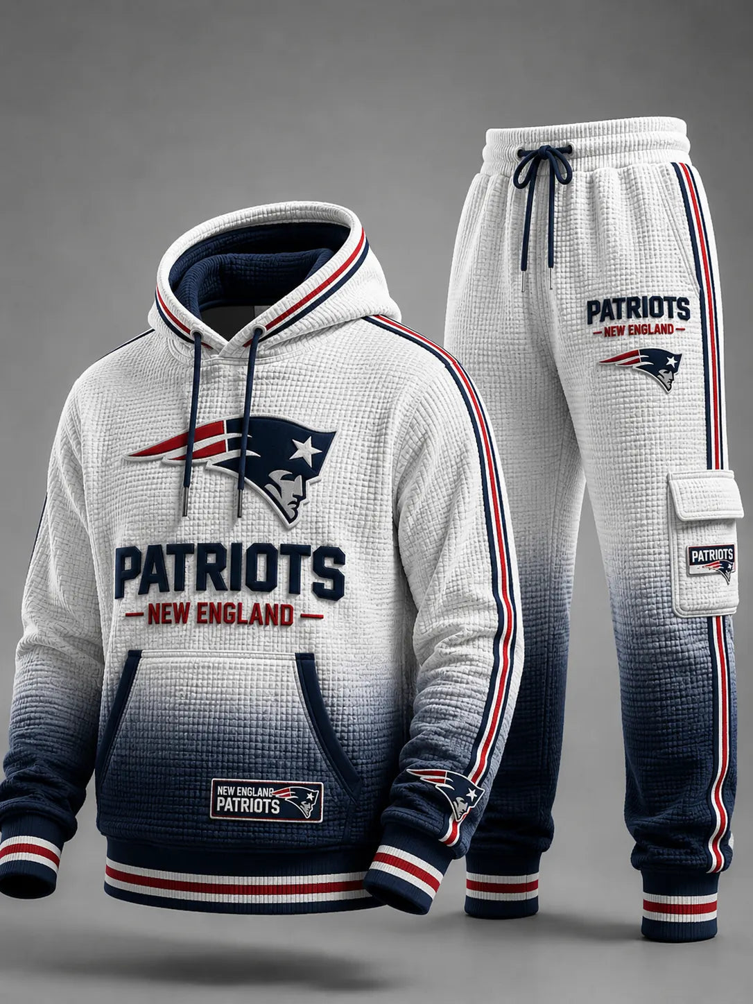 Unisex Casual Football Print Sweatershirts Set