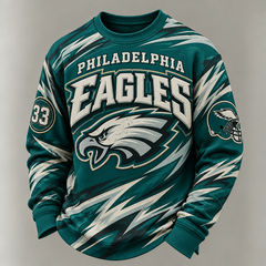 Rugby-print Hoodie