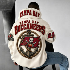 Rugby-print Hoodie