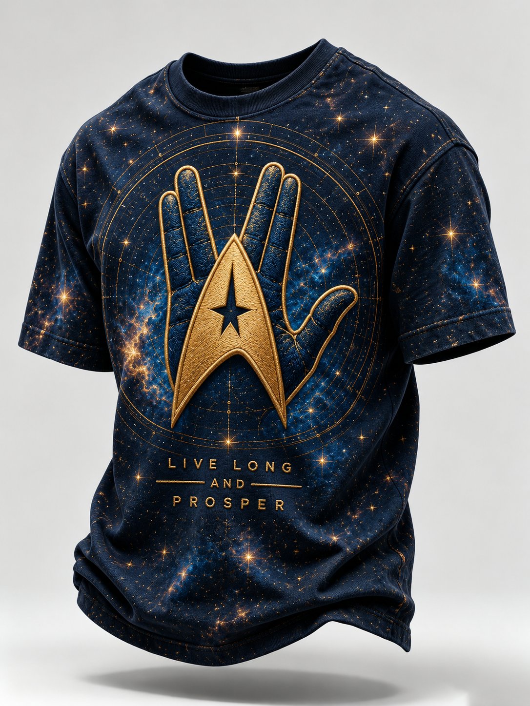 Men's Casual Commemorative-Edition Print Short-Sleeve T-Shirt