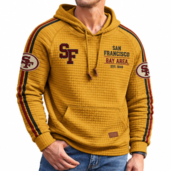 Rugby-print Hoodie