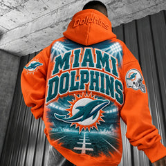 Rugby-print Hoodie