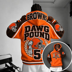 Rugby-print Hoodie