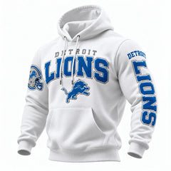 Rugby-print Hooded Sweatshirt