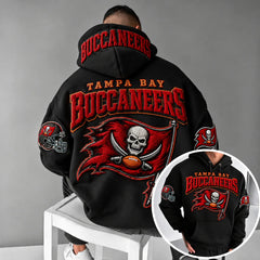 Rugby-print Hoodie