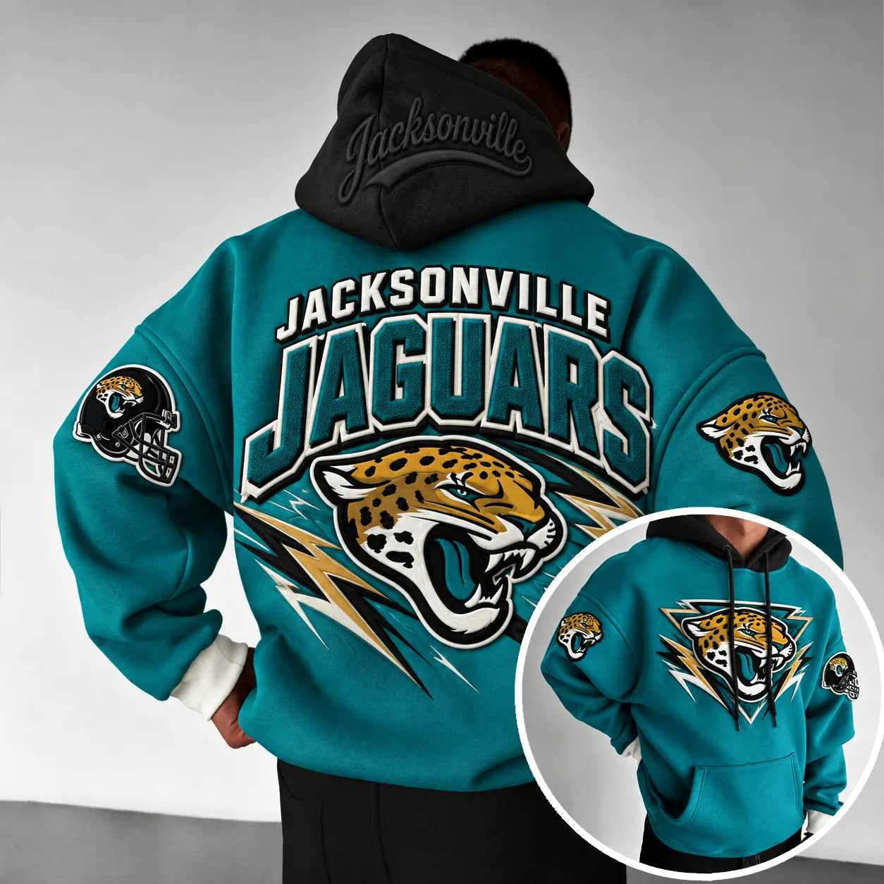 Rugby-print Hoodie