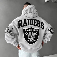 Rugby-print Hoodie