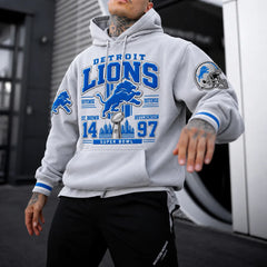 Rugby-print Hoodie
