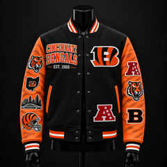 Cincinnati Bengals NFL football fan waffle long sleeve shirt