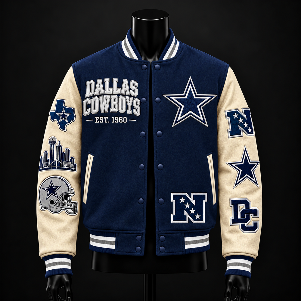 Dallas Cowboys NFL football fan waffle long sleeve shirt