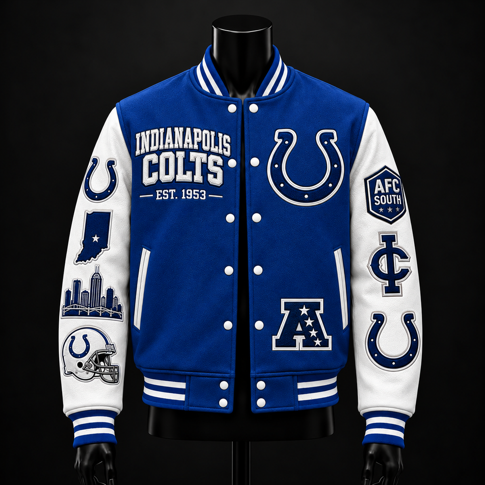 Indianapolis Colts NFL football fan waffle long sleeve shirt