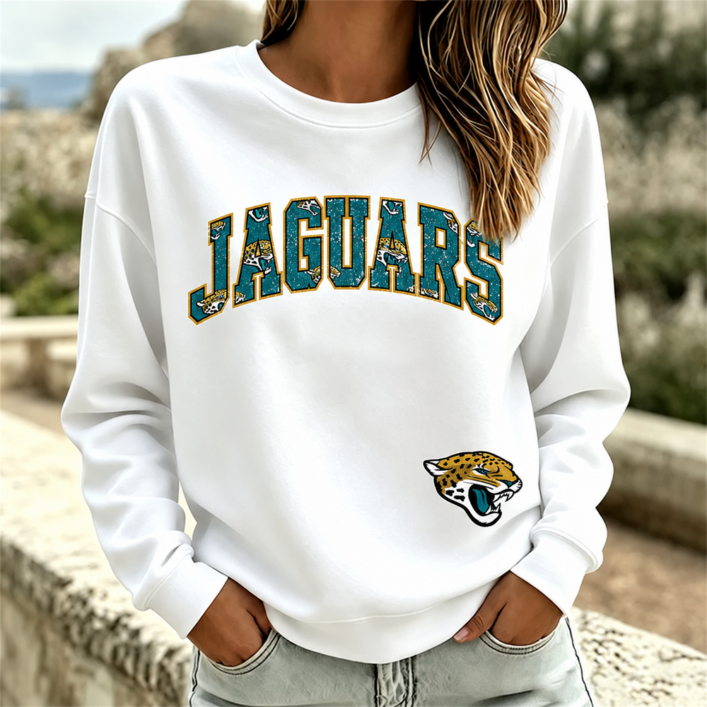 Jacksonville Jaguars NFL football fan waffle long sleeve shirt