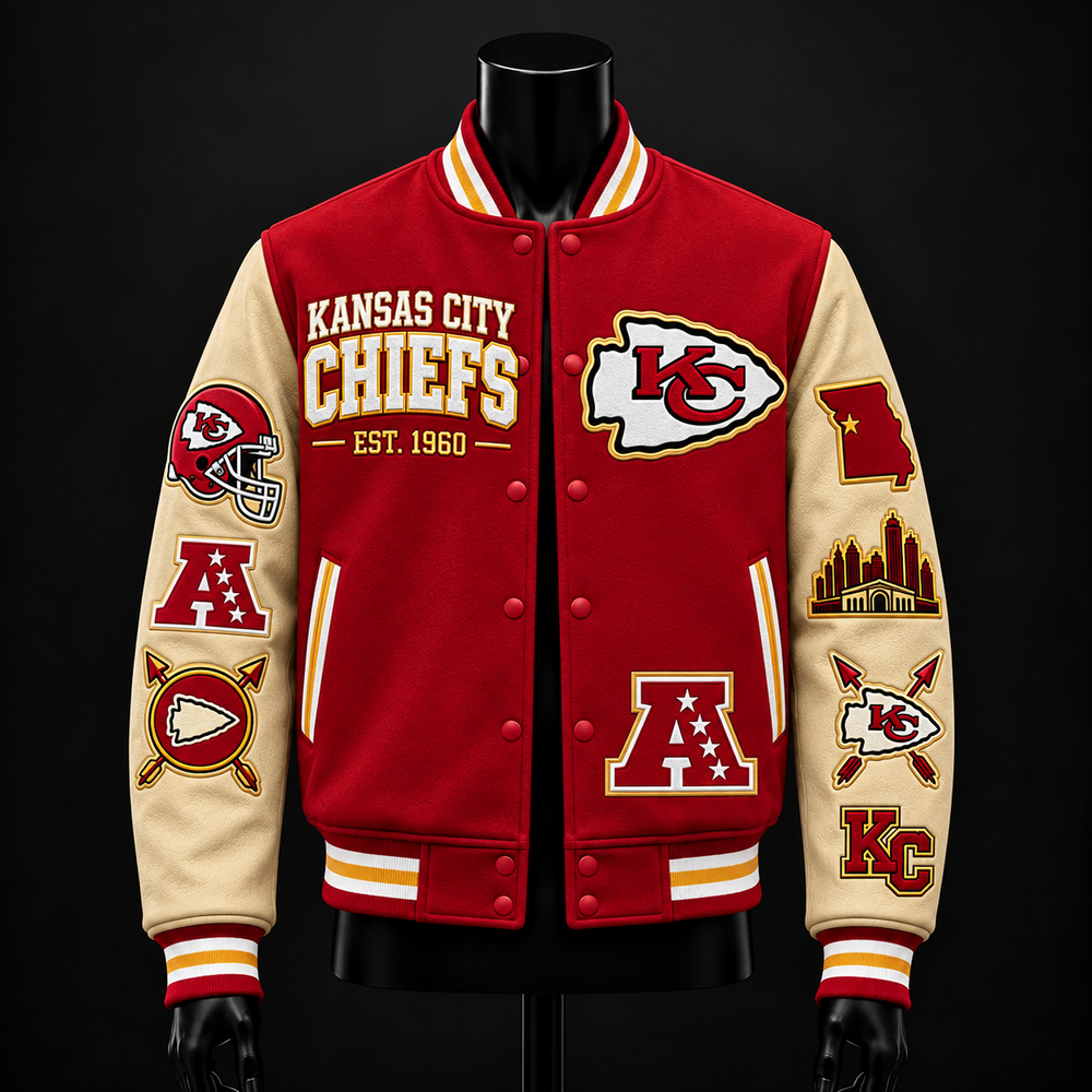Kansas City Chiefs NFL football fan waffle long sleeve shirt