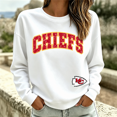 Kansas City Chiefs NFL football fan waffle long sleeve shirt