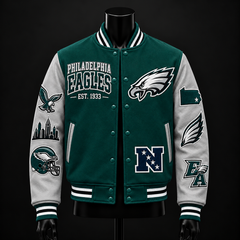 Philadelphia Eagles NFL football fan waffle long sleeve shirt