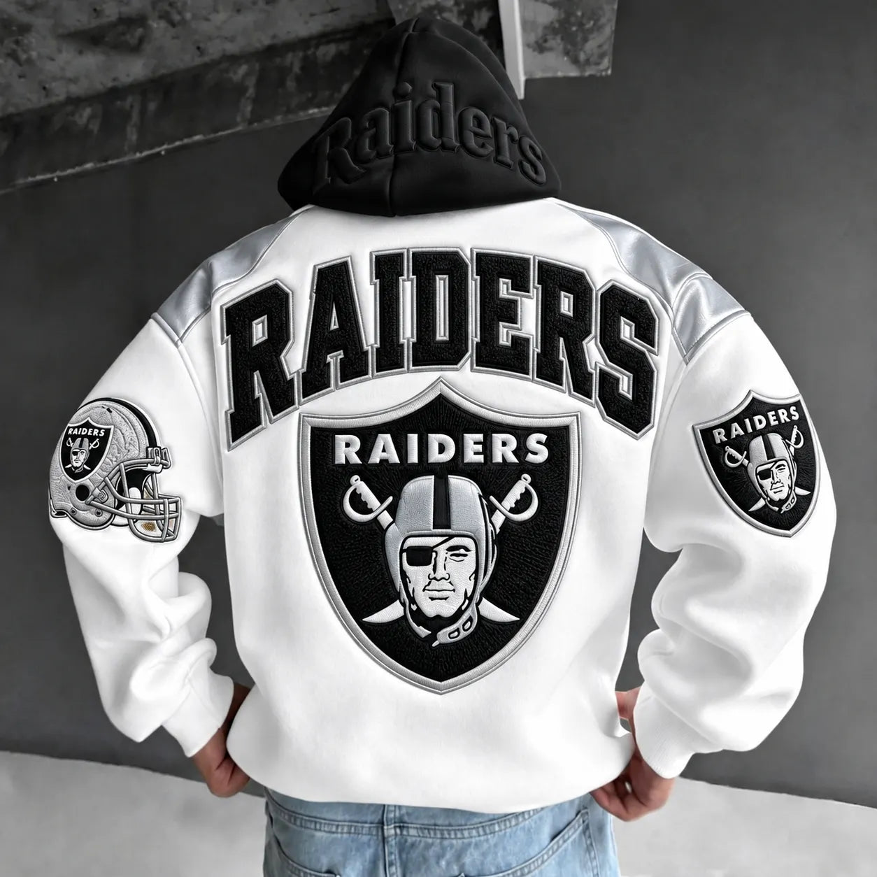 Rugby-print Hoodie