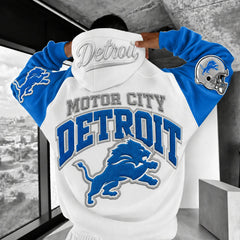 Rugby-print Hoodie