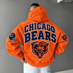Rugby-print Hoodie