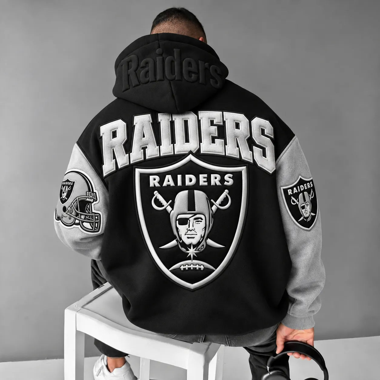 Rugby-print Hoodie