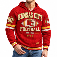 Rugby-print Hoodie