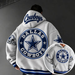 Rugby-print Hoodie