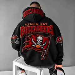 Rugby-print Hoodie