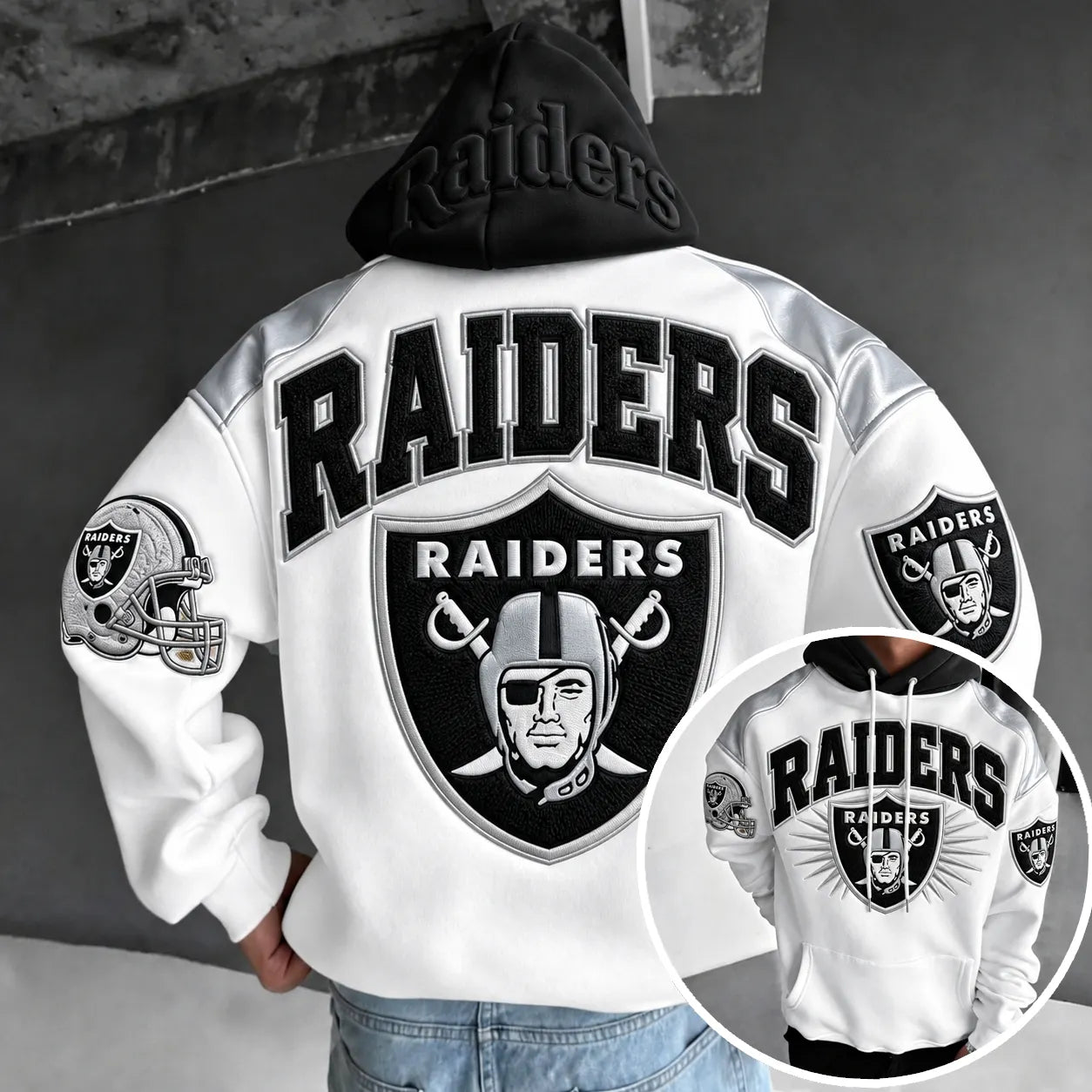 Rugby-print Hoodie