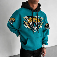 Rugby-print Hoodie