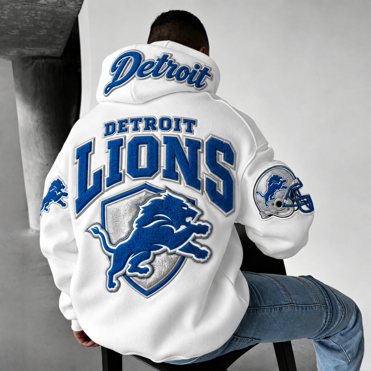 Rugby-print Hoodie