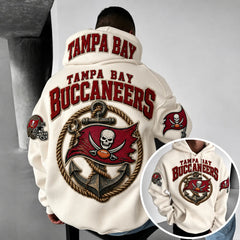 Rugby-print Hoodie