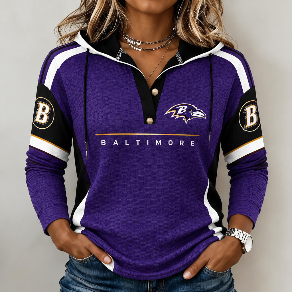 Women's Football Fan Graphic Crewneck Sweatshirt