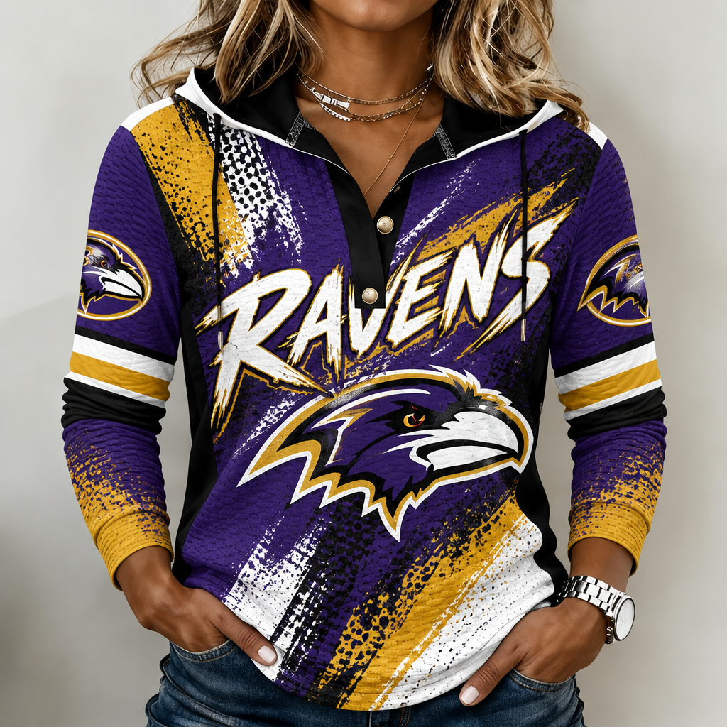 Women's Football Fan Graphic Crewneck Sweatshirt
