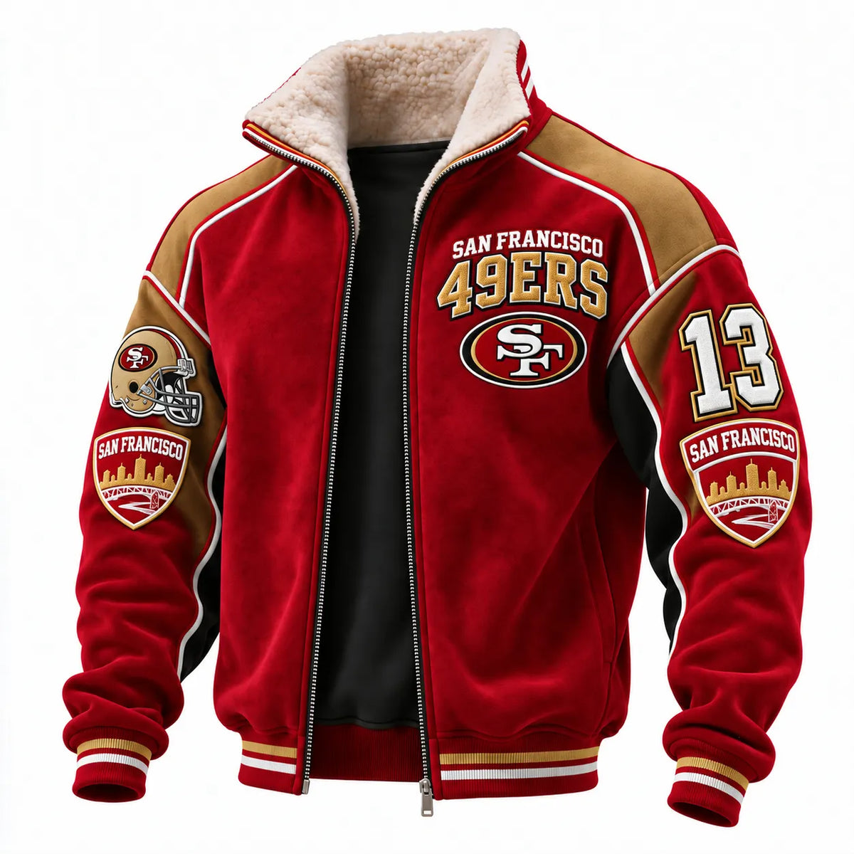 Rugby-style Collar Jacket